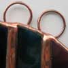 two hooks on copper foil