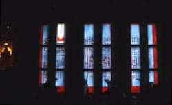 blue and red langen window