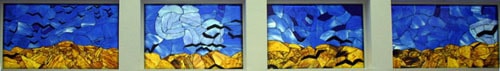 stained glass applique