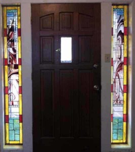 large leaded stained glass