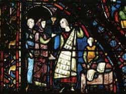 fur merchants Chartres window