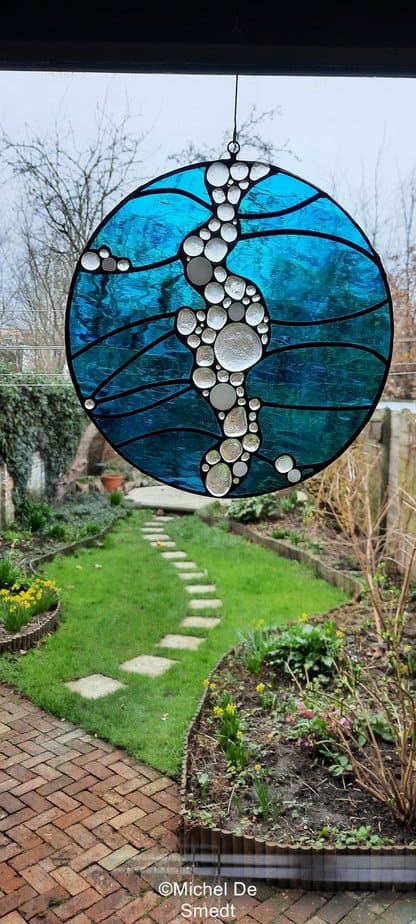  Round Glass Jewels for Stained Glass Projects of