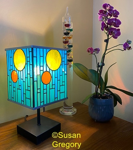 Stained glass table lamp 2024 shades