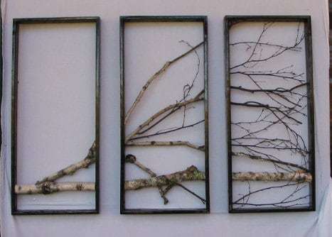 tree design over 3 panels