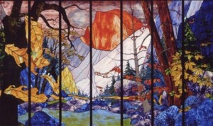 stained glass yosemite