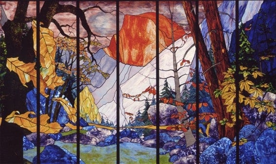 stained glass yosemite