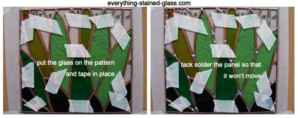 Stained Glass Soldering- How To Solder Copper Foil