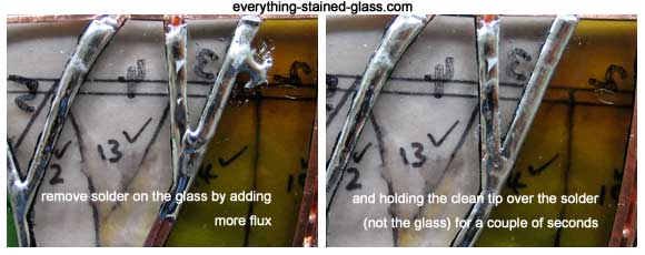 soldering iron may burn flux or/and foil glue : r/StainedGlass