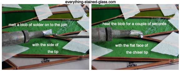 How to Solder Stained Glass Panels - Part 1 