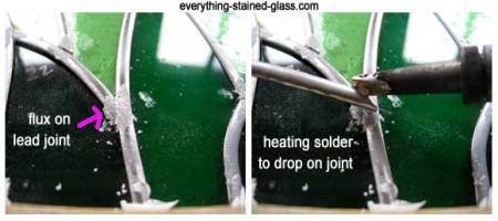 Reclaiming Old Flux Core Solder For Use In Stained Glass