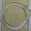 yellow glass circle cut without circle cutter