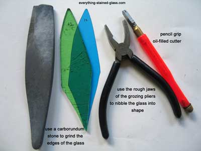 tools needed for glass cutting