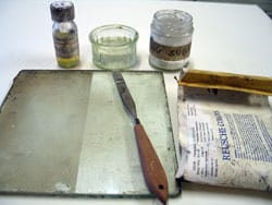 glass painting tools