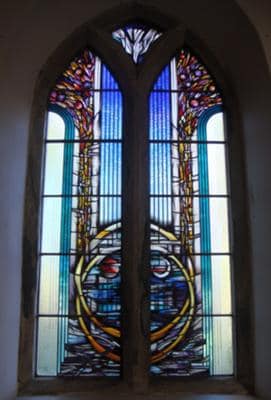 Marriage Window, St. Peters Church, Elwick, Hartlepool