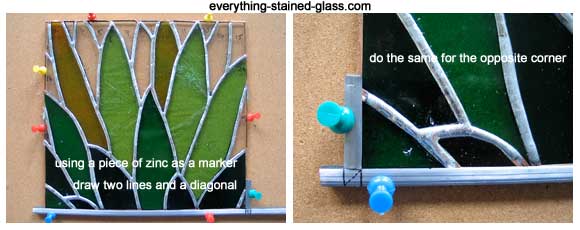 Stained Glass Came. H & U Channels With Fid Tool for Straightening