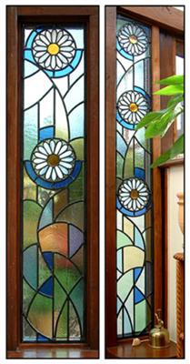 Stained Glass Daisies