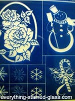 Glass Etching Stencils Made Easy