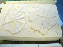 mold for kiln carving glass
