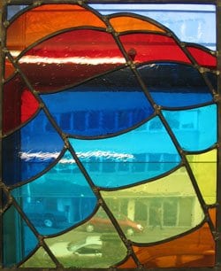 stained glass hot air balloon