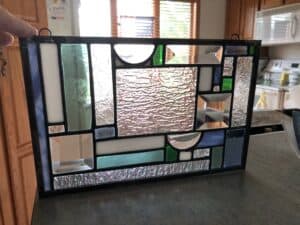 Geometric stained glass