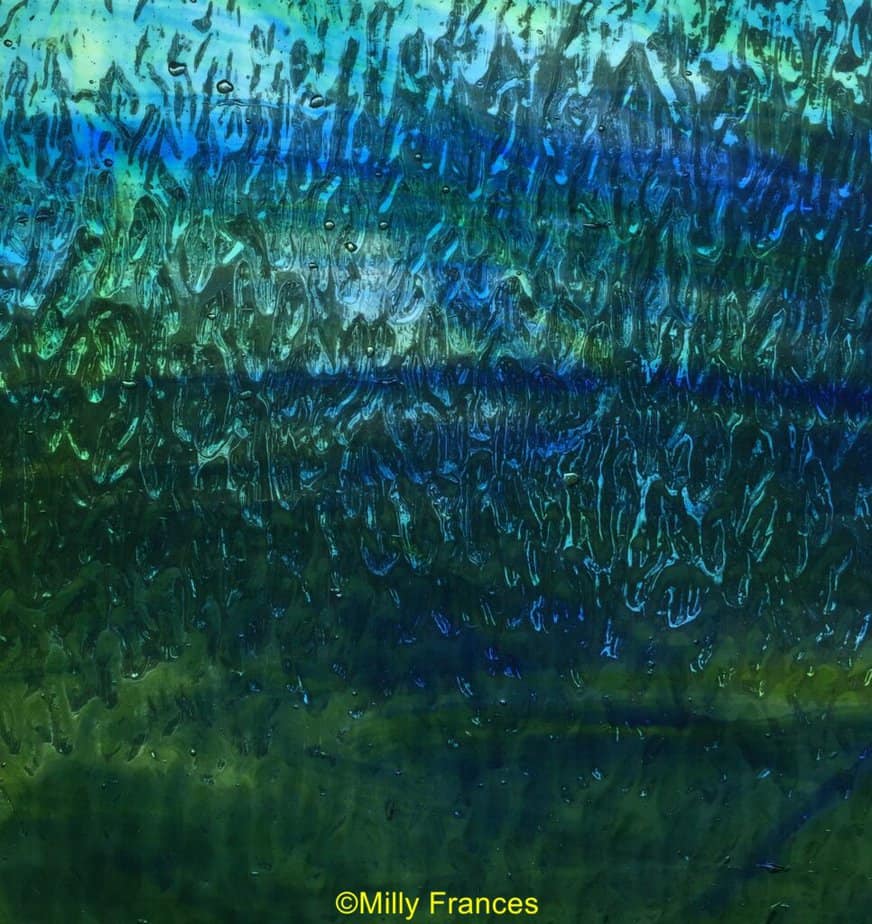 blue stained glass texture