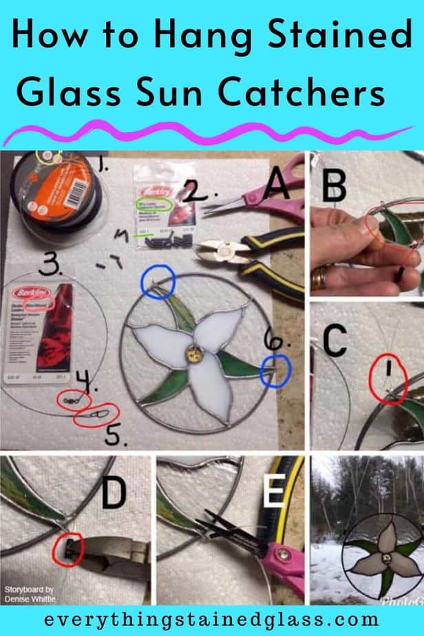 Stained Glass Hanging Kit