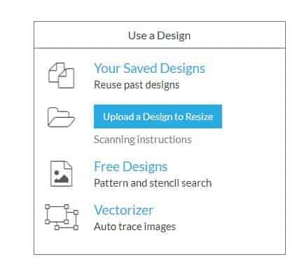 A screenshot of the Rapid Resizer pattern menu