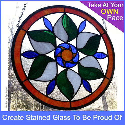 Learn to make copper foiled stained glass online