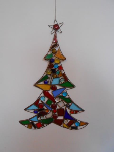 Stained Glass Christmas Tree Pattern Decorate Your Christmas Table