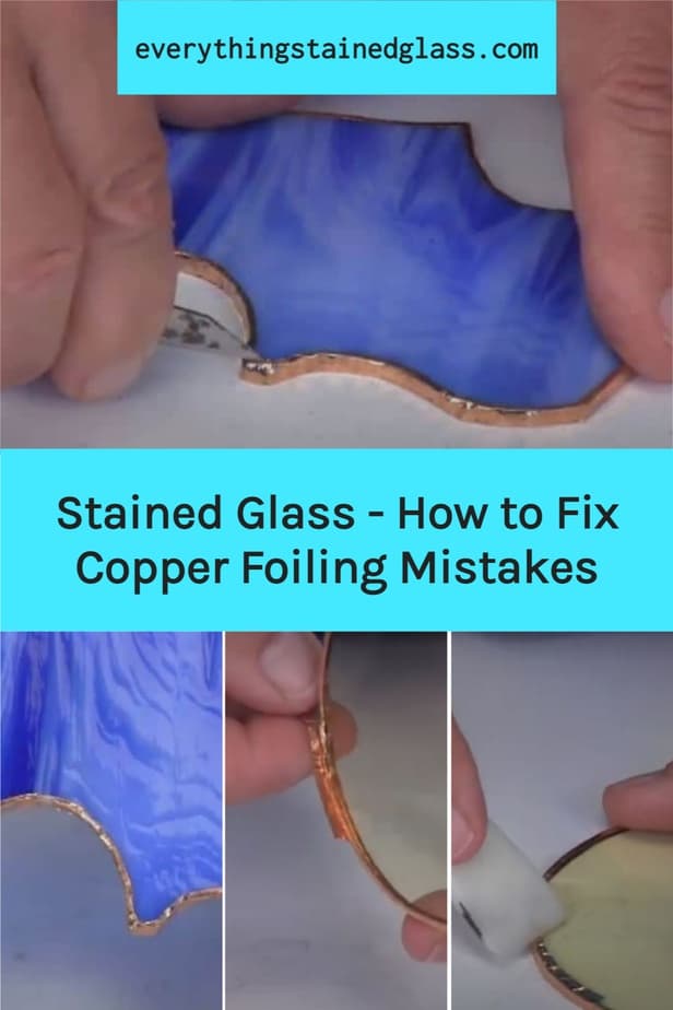Your Copper Foil Isn't Sticking to Your Stained Glass? - Mountain Woman  Products Stained Glass & Supplies