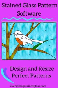 Stained Glass Software - Pattern Resizer Review - Print Full Size Patterns