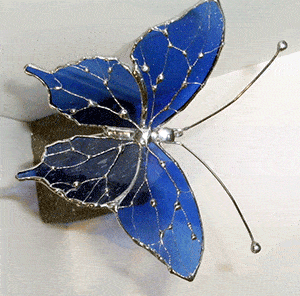 stained glass butterfly