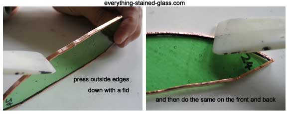 Instruction To Make Stained Glass - How To Copper Foil Neatly