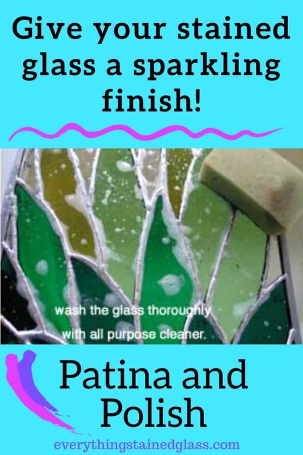 Stained Glass Tutorial On Patina Get A Lovely Even Shine