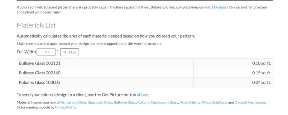 Calculate How Much Stained Glass You Need - 3 Formulas