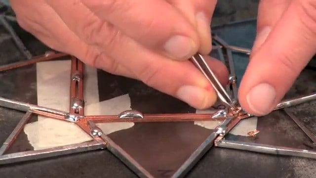 Stained Glass Soldering- How To Solder Copper Foil