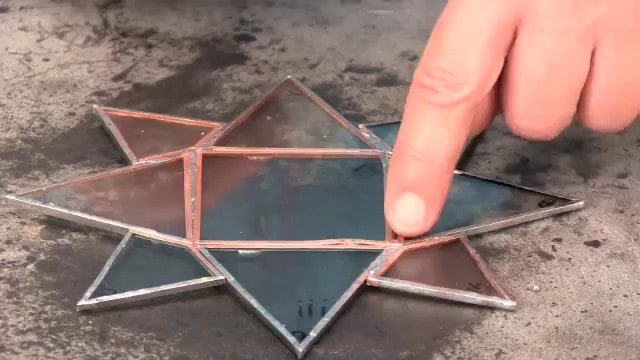 How to Solder over Gaps in Stained Glass Copper Foil