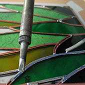 soldering stained glass