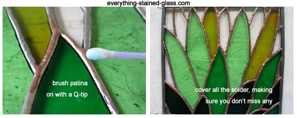 Stained Glass Tutorial On Patina - Get A Lovely Even Shine