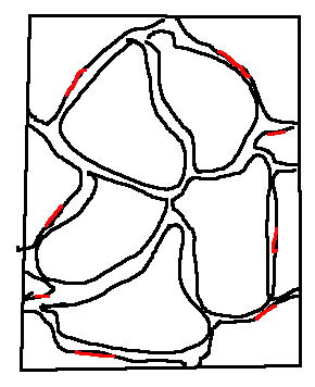 diagram showing where to start stained glass foil